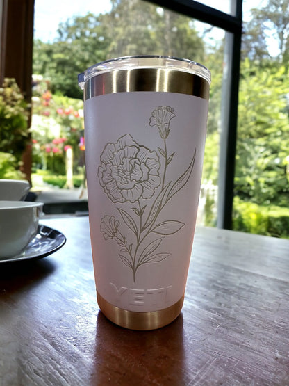 Birth Flower Tumblers